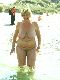 Flabby old wife's first time at nude beach.