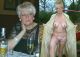 Hot granny, dressed and naked.